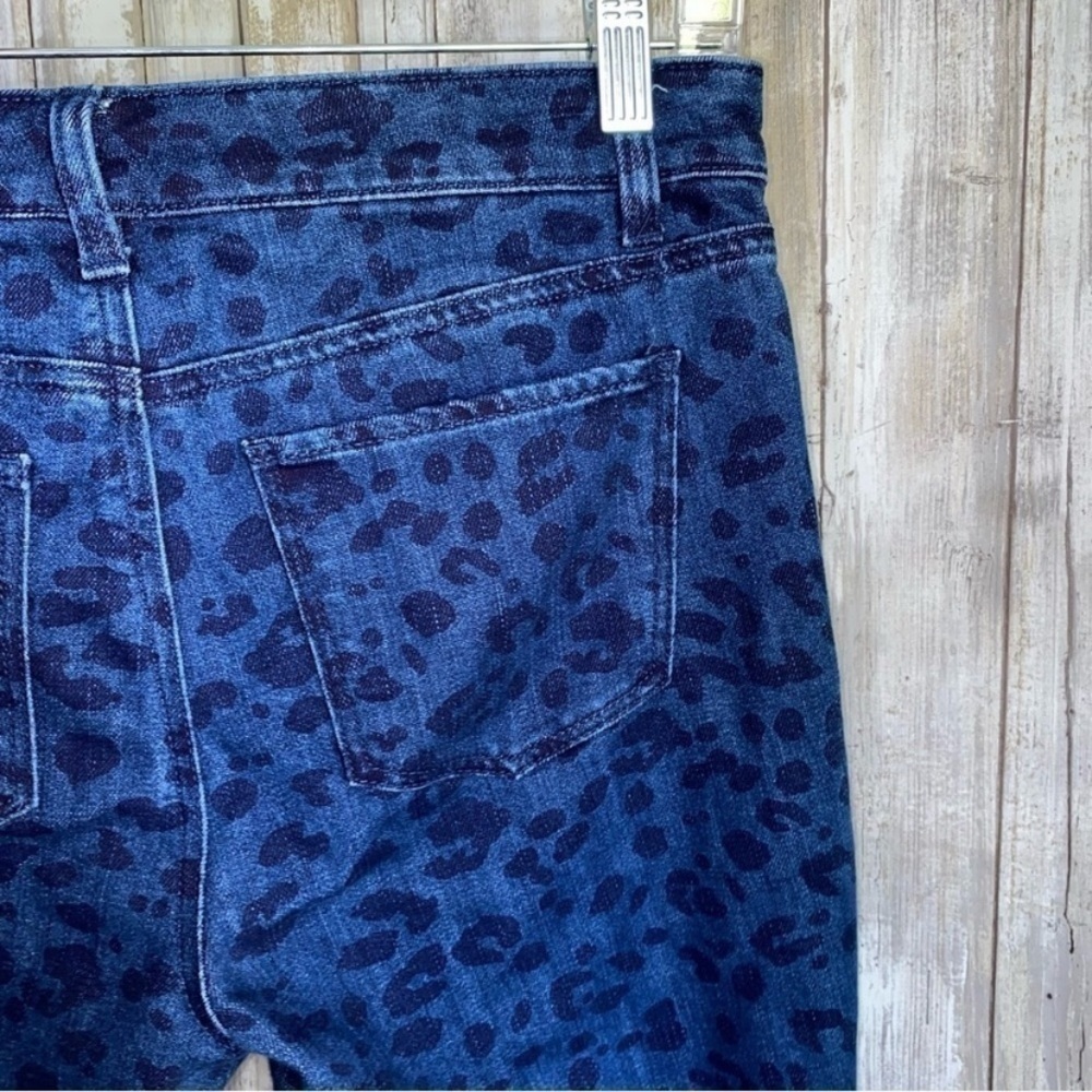 Talbots Blue Leopard Slim Ankle Jeans - Picture 8 of 8